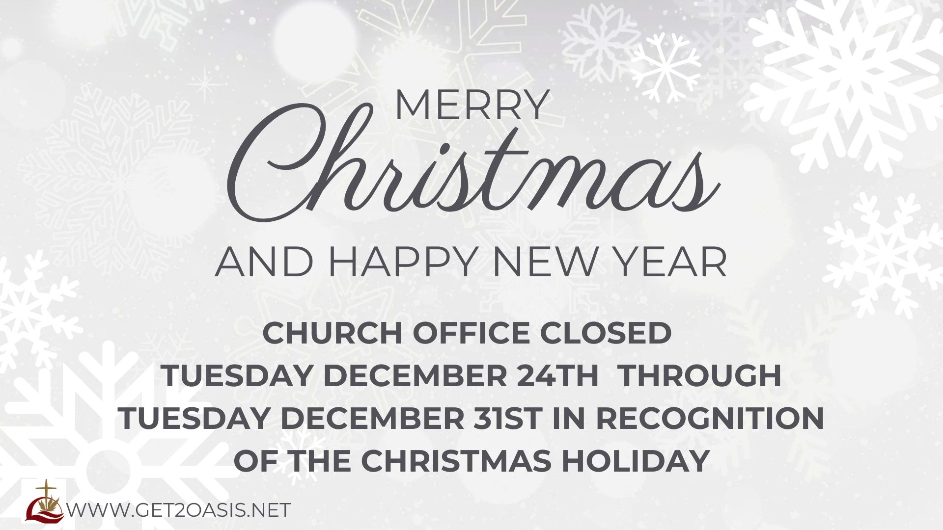 Church Office Closed