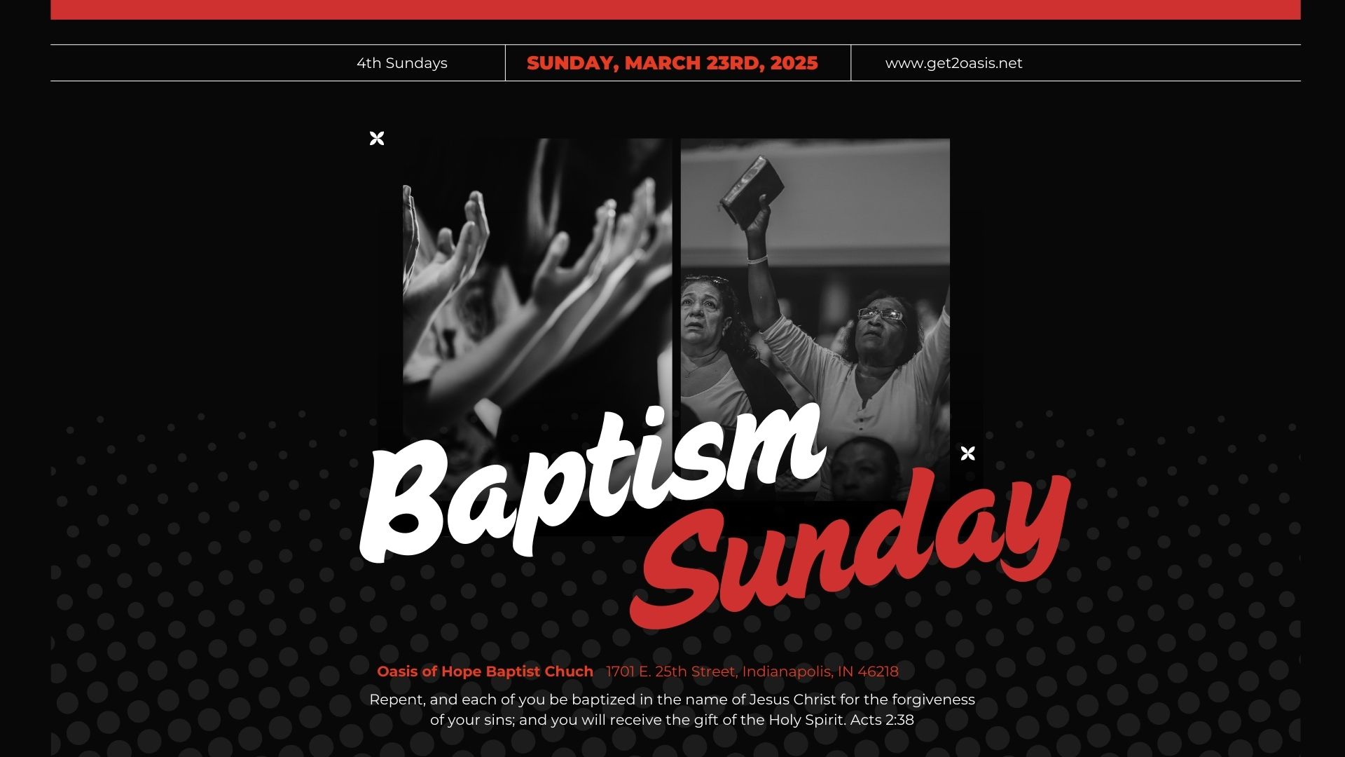 Baptism Sunday