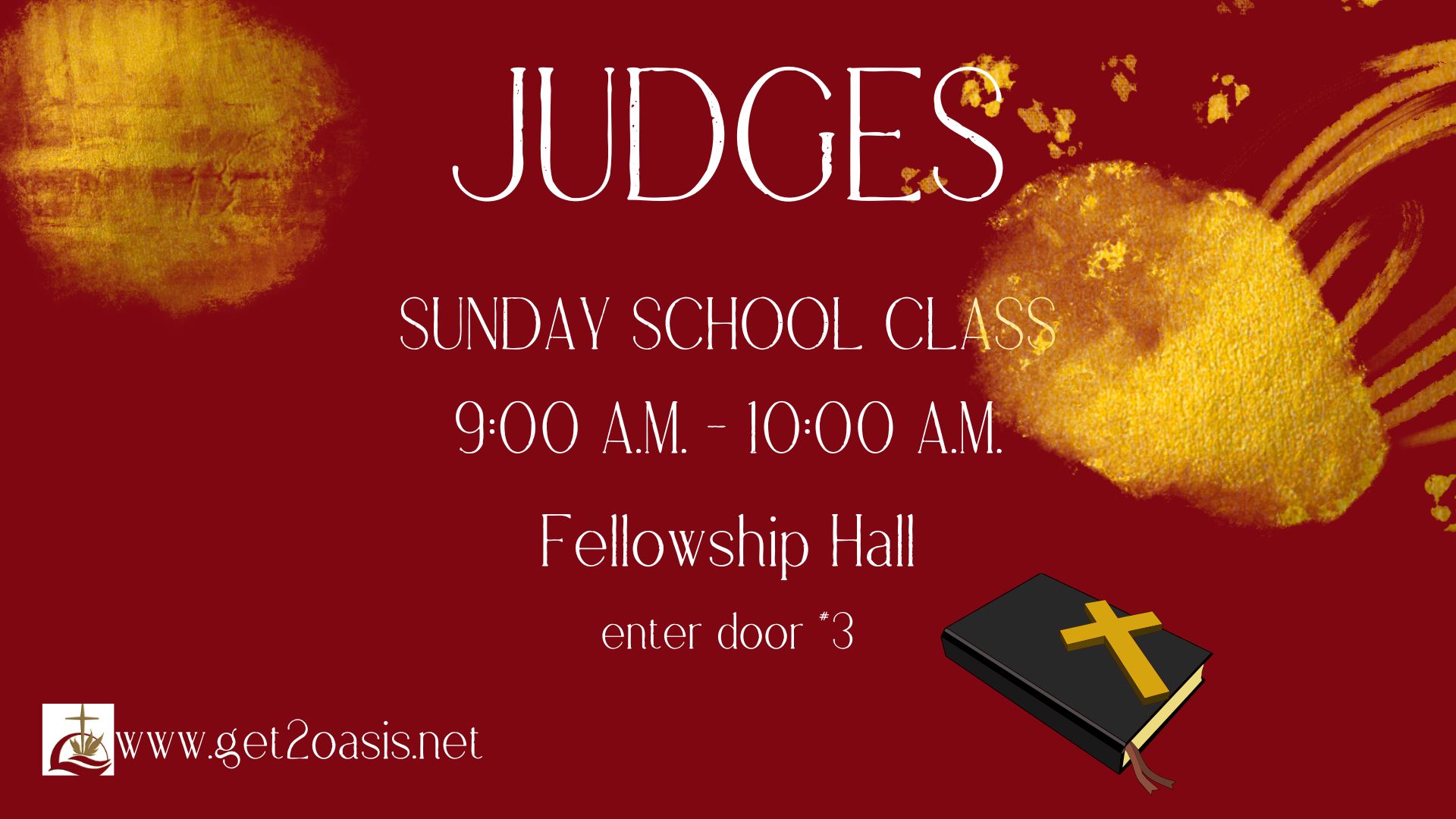 Adult Sunday School - Judges