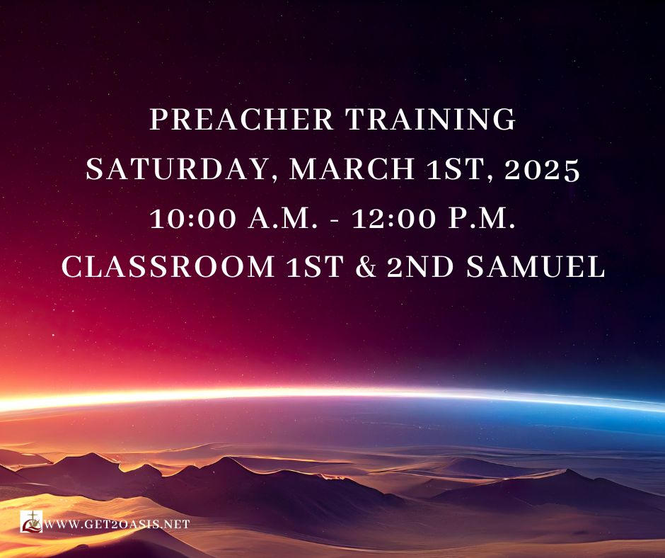 Preacher Training