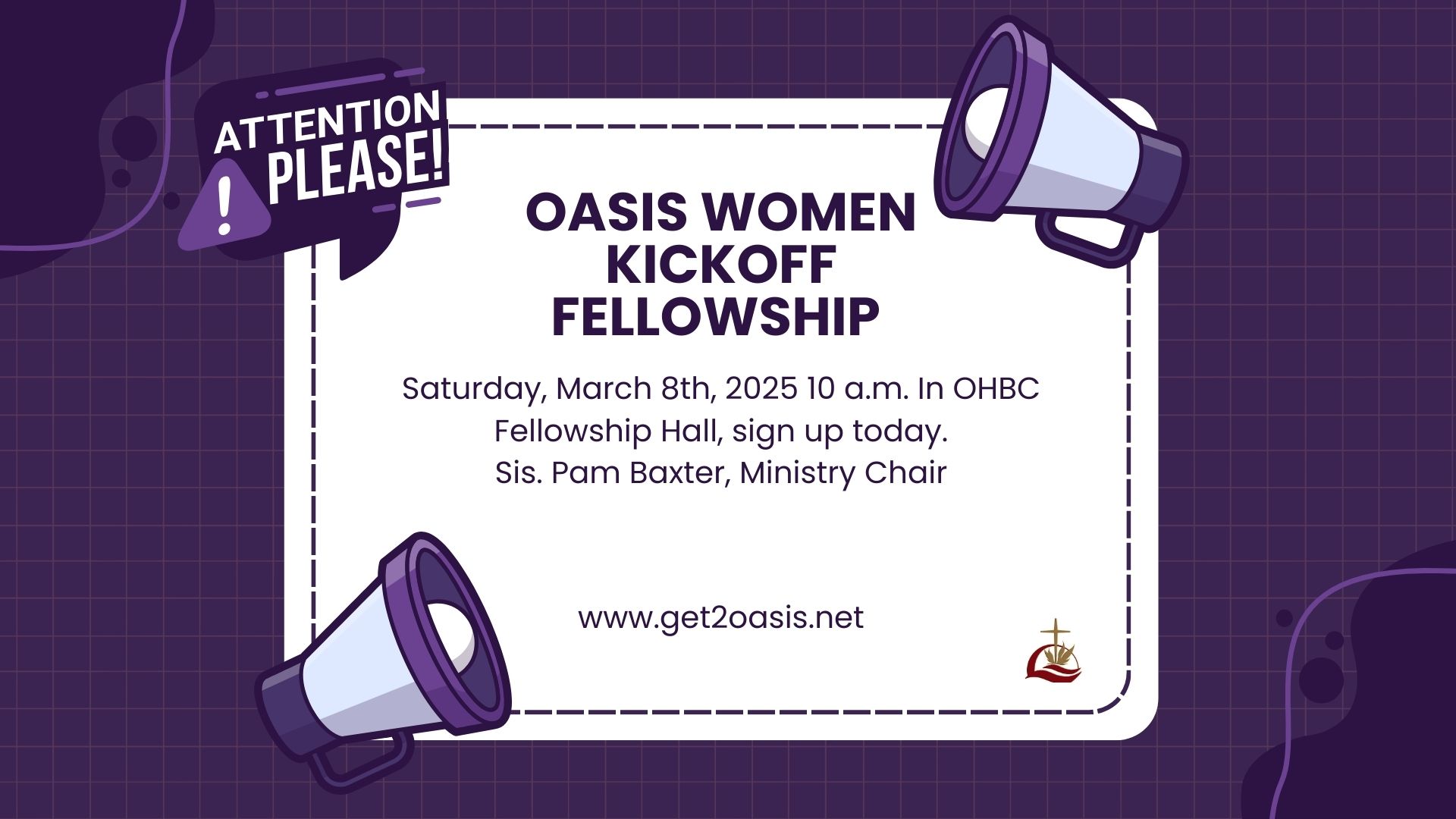 Oasis Women's Kickoff Fellowship